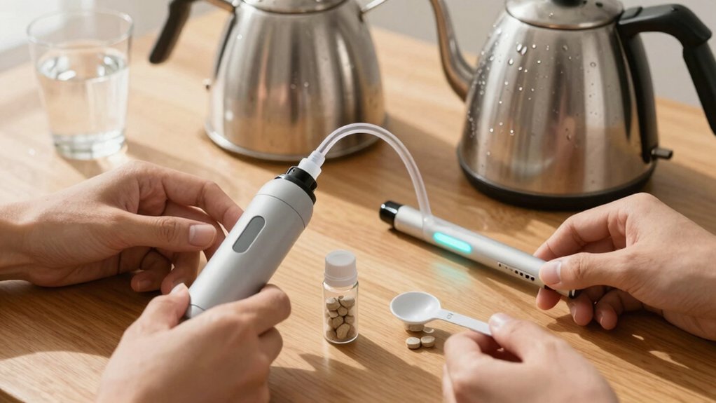 filtration boiling uv tablets