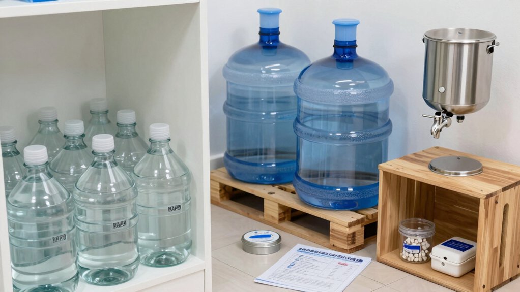 long term at home drinking water storage