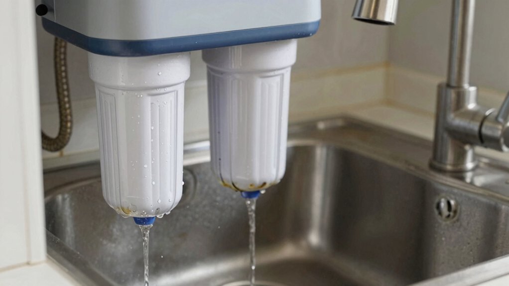 low flow in water filter