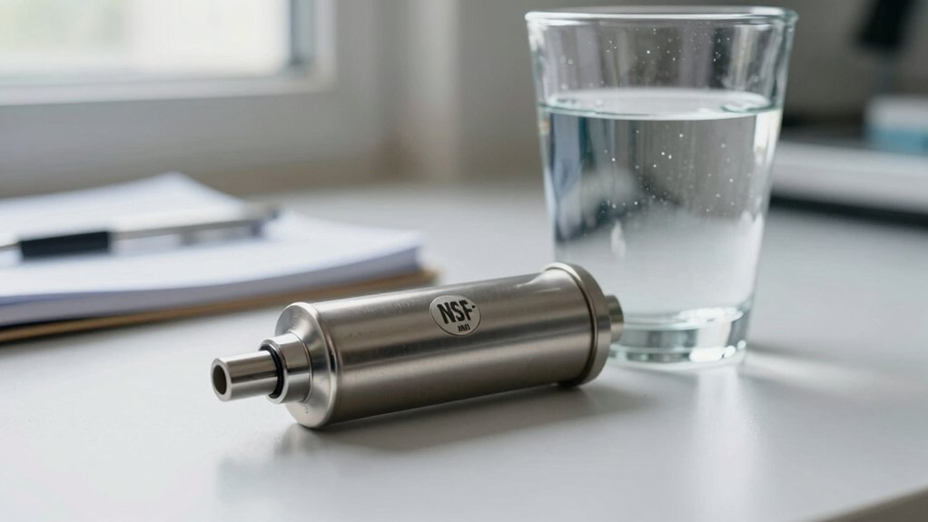 nsf ansi water filter standards