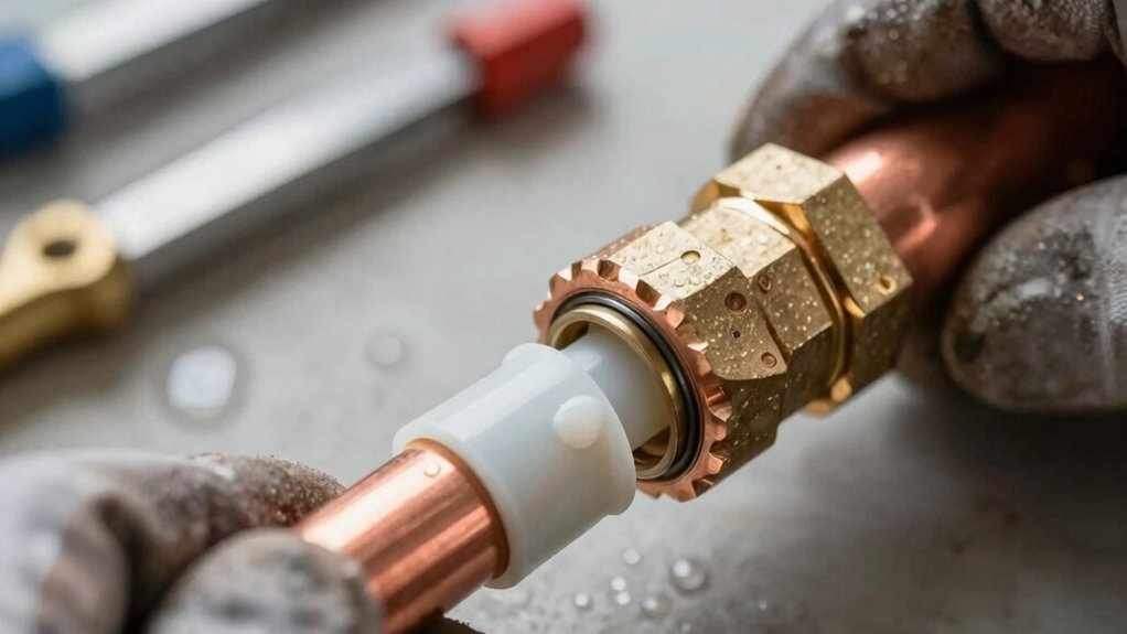 push to connect fittings simplify water line connections