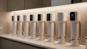 top water softener with bypasses