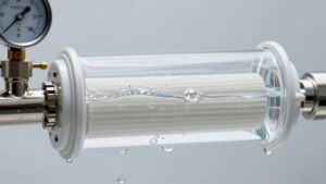 water filter flow vs pressure drop